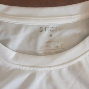 SHEIN Classic White Croped Tee/Free With Purchase